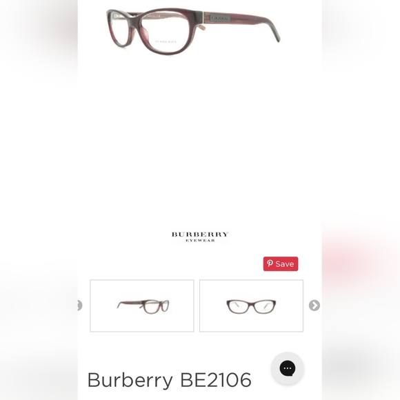 BURBERRY BE2106 EYEGLASSES/ FRAMES - Picture 11 of 11